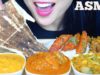 ASMR CHICKEN CURRY MALAI KOFTA EGG PLANT BHARTHA SEEKH KEBAB (EATING SOUND) NO TALKING | SAS-ASMR