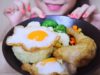 ASMR CHICKEN LEG RICE PAN (BIG BITE EATING SOUNDS) No Talking | LINH ASMR