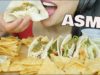 ASMR CHICKEN + SHRIMP + VEGGIE TACO + CHIPS (EATING SOUNDS) NO TALKING | SAS-ASMR