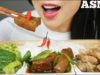 ASMR CHINESE FOOD *PEPPERY CHICKEN + TRADITIONAL PORK STEW (EATING SOUNDS) NO TALKING | SAS-ASMR