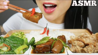 ASMR CHINESE FOOD *PEPPERY CHICKEN + TRADITIONAL PORK STEW (EATING SOUNDS) NO TALKING | SAS-ASMR