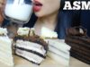 ASMR CHOCOLATE SILK TORTE BELGIAN RASPBERRY PASSION FRUIT CAKE (EATING SOUND) NO TALKING | SAS-ASMR