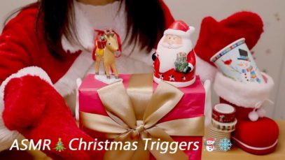 [ASMR] Christmas Triggers For Sleep & Relaxation / No Talking 1h