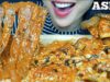 ASMR CLEAR NOODLE + OCTOPUS CUTTLEFISH ENOKI OYSTER MUSHROOM ( EATING SOUNDS) NO TALKING | SAS-ASMR