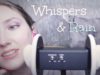 ASMR Close Up Ear to Ear Breathy Whispers – A Ramble with Ambient Rain Sounds | Relaxation