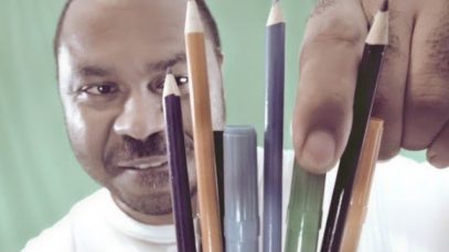 [ASMR] Coloring YOUR Face with Markers and Pencils