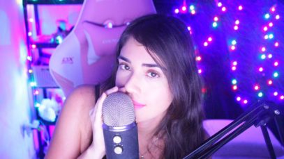 ASMR COMENDO SUA ORELHA NO BLUE YETI (EAR EATING) ✨❤️