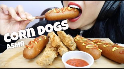 ASMR Corn Dogs + CRUNCHY FRIED Potato Wedges (EXTREME EATING SOUNDS) NO TALKING | SAS-ASMR