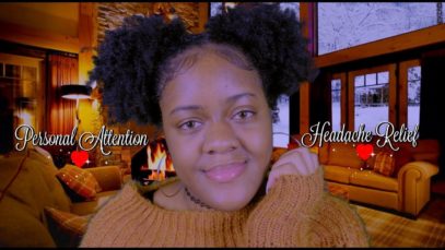 ASMR | Cozy Headache/Migraine Relief | Personal Attention | Scalp Massage ~