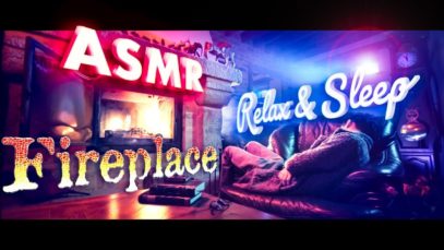 ASMR Crackling Fire ?RELAX & SLEEP by the Fireplace ?NO TALKING