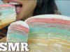 ASMR CREPE CAKE *homemade (SOFT EATING SOUNDS) NO TALKING | SAS-ASMR
