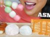ASMR CREPE CAKE + MOCHI + DANGO (SOFT EATING SOUNDS) NO TALKING | SAS-ASMR