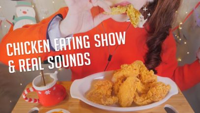 ASMR Crispy Chicken Wings Eating Sounds ? (Mukbang, No Talking)