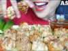 ASMR CRISPY DUMPLING DROPS PORK SHRIMP CHIVES VEGAN (SOFT CRUNCH EATING SOUND) NO TALKING | SAS-ASMR