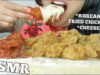 ASMR CRUNCHY KOREAN FRIED CHICKEN + CHEESE FONDUE (EATING SOUNDS) NO TALKING | SAS-ASMR