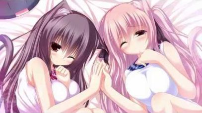 ASMR – Cute Neko Girls, Ear Licking & Eating