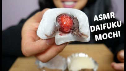 ASMR Daifuku Mochi (Strawberry + Mango) SOFT EATING SOUNDS NO TALKING | SAS-ASMR