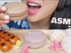 ASMR DANGO + MOCHI + GIANT MACARON (SOFT CHEWY RELAXING EATING SOUNDS) NO TALKING | SAS-ASMR