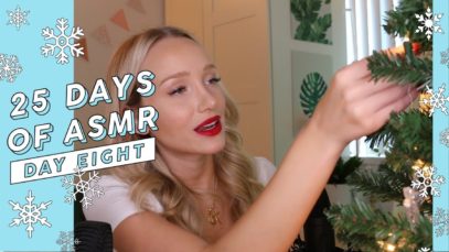 ASMR Decorating The Christmas Tree With Me! (Tapping Ornaments, Pine Tree…) #25DaysOfASMR | GwenGwiz