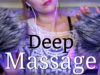ASMR Deep Brain & Scalp Massage (NO TALKING) Fluffy Ear to Ear Mic Brushing, Scratching, Stroking