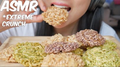 ASMR Deep Fried Sweet Sticky Rice (EXTREME SATISFYING CRUNCH EATING SOUND) No Talking | SAS-ASMR
