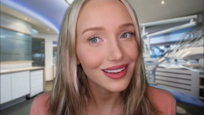 ASMR Dentist Whitens Your Teeth! (Brushing, Tapping, Teeth Facts…) | GwenGwiz