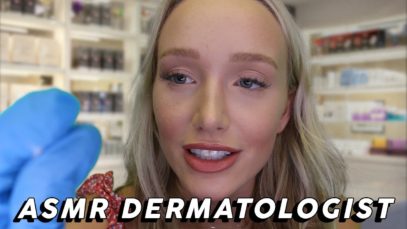 ASMR Dermatologist Skin Exam Roleplay & Facial | GwenGwiz
