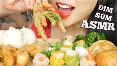 ASMR DIM SUM *CHINESE DUMPLINGS, CHICKEN FEET, SIU MAI (EATING SOUNDS) NO TALKING | SAS-ASMR