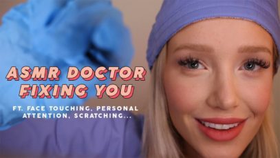 ASMR Doctor Heals You! Roleplay (glove sounds, face touching, scratching…)
