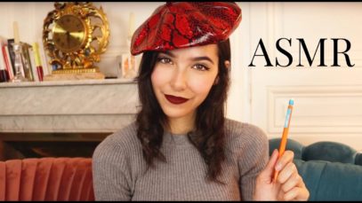 ASMR Drawing You (French Artist, Face tracing, Personal Attention…)
