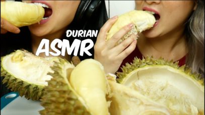 ASMR DURIAN (Eating Sounds) No Talking | SAS-ASMR