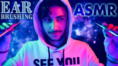 ASMR EAR BRUSHING ?️with pure SILENCE of the Cosmos ?NO TALKING