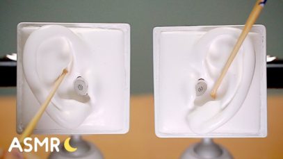 [ASMR] 耳介を耳かき? 耳の周りをひっかく音 Ear Cleaning [声なし-No Talking]