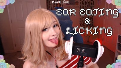 ASMR Ear Eating and Licking with NO TONGUE FLUTTERING