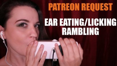 ASMR Ear Eating/Licking and Rambling – Patreon Custom: Rashad (1)