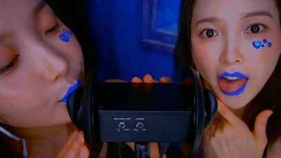 ASMR Ear Eating Licking by Blue Witch?파랑파랑한 이어이팅 리킹
