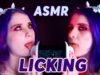 ♠• АСМР ИТИНГ ЛИКИНГ УШЕК ??? | ASMR EAR EATING LICKING ? | МУРАШКИ ДЛЯ ТЕБЯ | TINGLES •♠