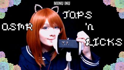 ASMR Ear Eating Licks and Taps