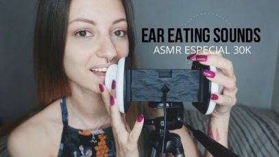 ASMR Ear Eating Sounds #2 / Especial 30k (ENG-SUB)  Nadira ASMR