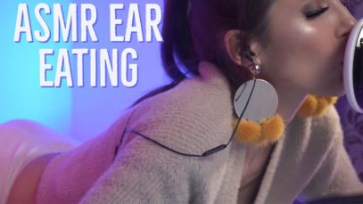 ASMR Ear Eating with 3Dio, My First Time