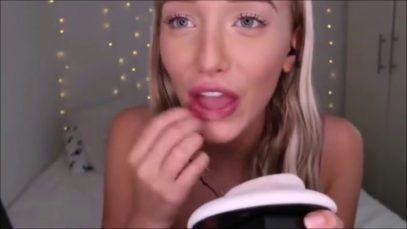ASMR Ear Licking and Sucking Gwengwiz