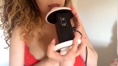 ASMR  Ear Licking ASMR nude +18