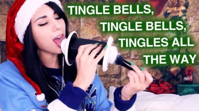 ASMR Ear Licking & Brushing for Tingle Immunity | 100% Tingles | Mouth Sounds | Christmas ASMR