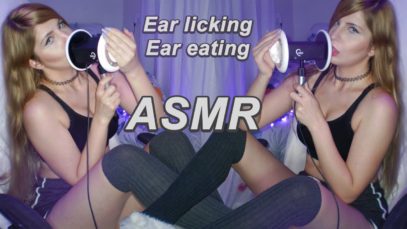 ASMR ? Ear licking & Ear eating ?