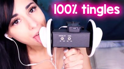 ASMR Ear Licking for Relaxation and Sleep | 100% INTENSE TINGLES | 3dio Ear to Ear