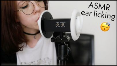 ASMR ear licking/kissing – [ super intense mouth sounds ]