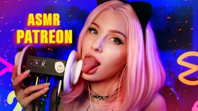 ASMR Ear Licking Kitty play ? for patreon