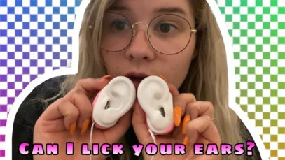 #ASMR EAR LICKING, MIC LICKING, SILICONE EARS, EAR KISSES, UP CLOSE, MOUTH SOUNDS