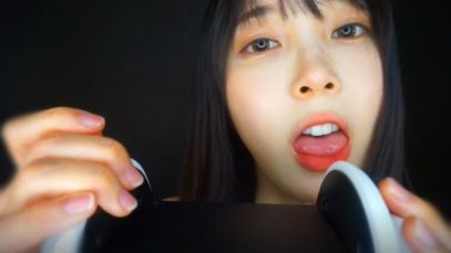 ASMR Ear Licking (No Talking/Less Makeup)