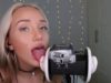 ASMR Ear Licking & Sucking !!!    GwenGwiz
